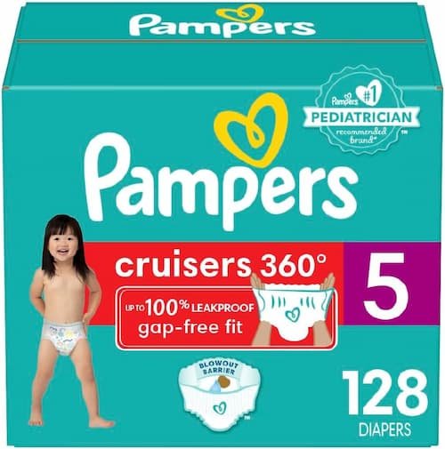 Pampers Cruisers 360 Diapers - Size 5