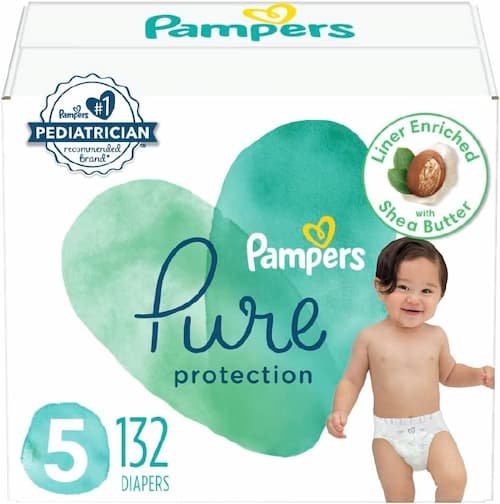Pampers Pure Protection Diapers - Size 5