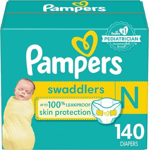 Pampers Swaddlers Diapers - Size 4, 150 Count