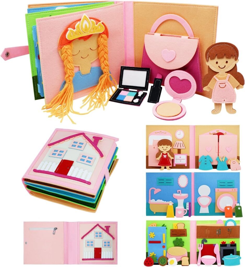 Montessori Felt Busy Book